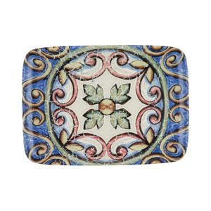 Id Fine Amalfi Quadro Rectangular Plate 31 cm