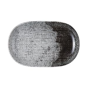 Id Fine Brick Oval Boat Plate 37 cm