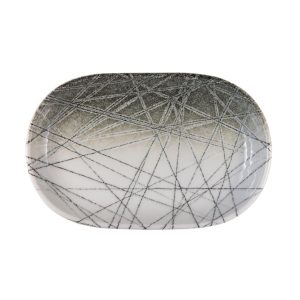 Id Fine Caos Oval Boat Plate 18 cm