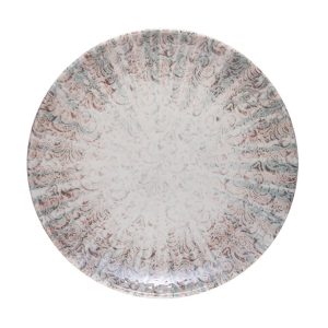 Id Fine Damask Flat Plate 25 cm