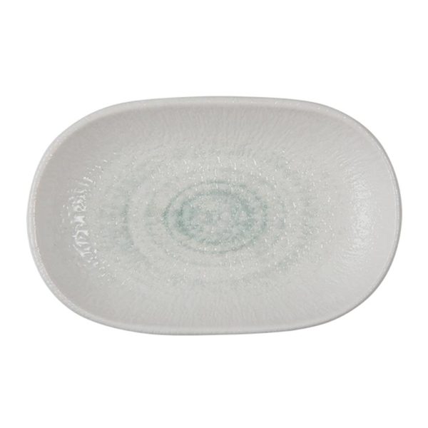 Id Fine Glacier Oval Boat Plate 23 cm