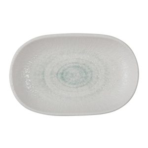 Id Fine Glacier Oval Boat Plate 33 cm