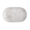 Id Fine Grigio Oval Boat Plate 33 cm