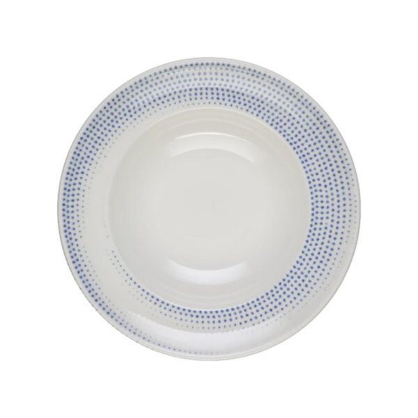 Id Fine Harmony Blue Miro Deep Plate 25 cm
