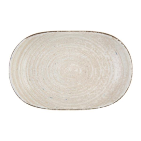 Id Fine Mocha Magnus Oval Boat Plate 18 cm