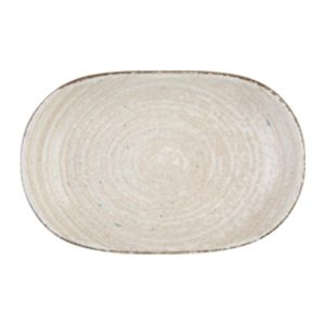 Id Fine Mocha Magnus Oval Boat Plate 23 cm