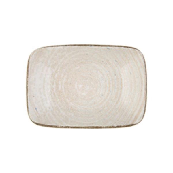 Id Fine Mocha Quadro Rectangular Boat Plate 10 cm
