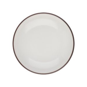 Id Fine Modest Brown Deep Plate 20 cm