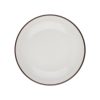Id Fine Modest Brown Deep Plate 25 cm