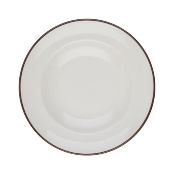 Id Fine Modest Brown Deep Plate 28 cm