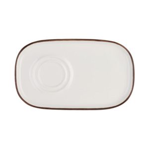 Id Fine Modest Brown Presentation Plate 22 cm