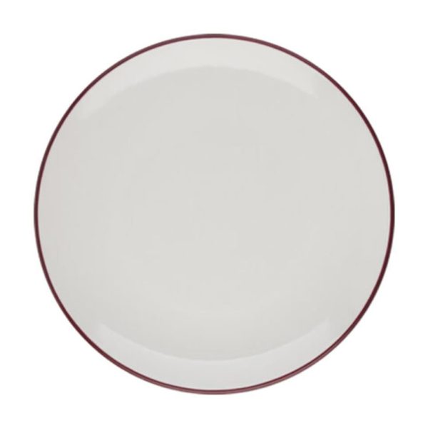 Id Fine Modest Maroon Flat Plate 17 cm