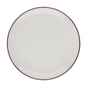 Id Fine Modest Maroon Flat Plate 19 cm