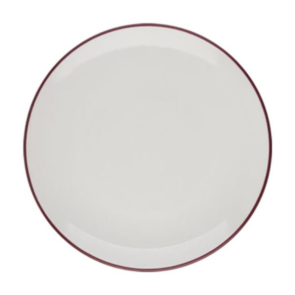 Id Fine Modest Maroon Flat Plate 19 cm