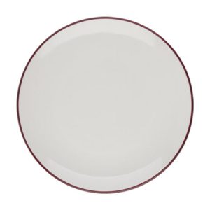 Id Fine Modest Maroon Lona Flat Plate 15 cm