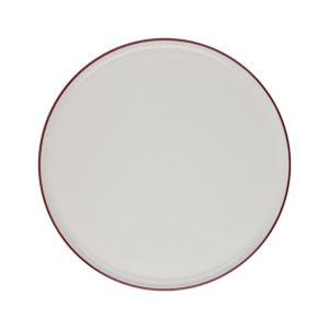 Id Fine Modest Maroon Mesa Pizza Plate 31 cm