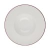 Id Fine Modest Maroon Miro Deep Plate 29 cm