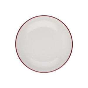 Id Fine Modest Maroon Valle Deep Plate 20 cm
