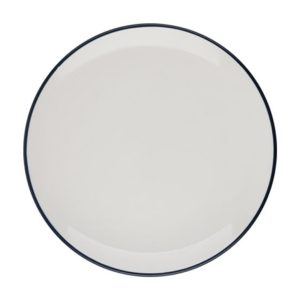 Id Fine Modest Navy Flat Plate 23 cm