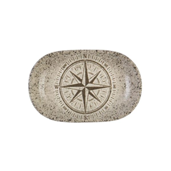 Id Fine Piri Oval Boat Plate 18 cm