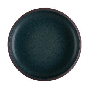 Id Fine Roots Teal Celesta Deep Plate 22 cm