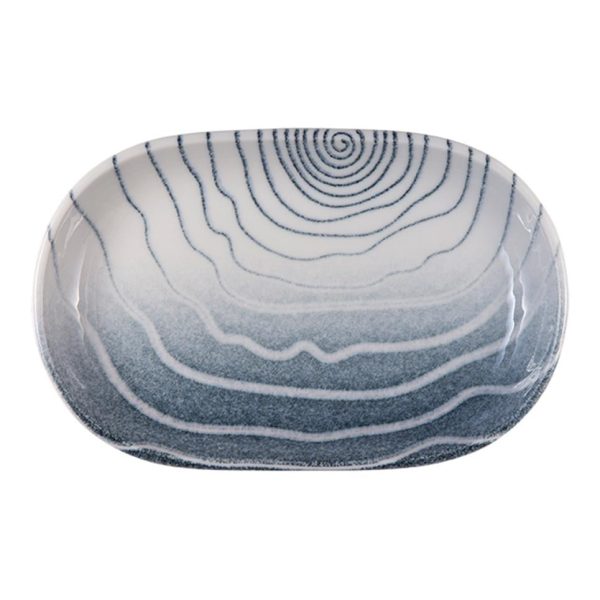 Id Fine Spazio Oval Boat Plate 28 cm