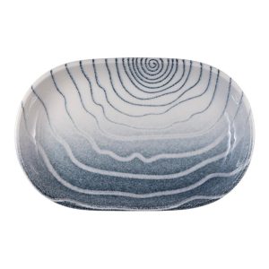 Id Fine Spazio Oval Boat Plate 37 cm